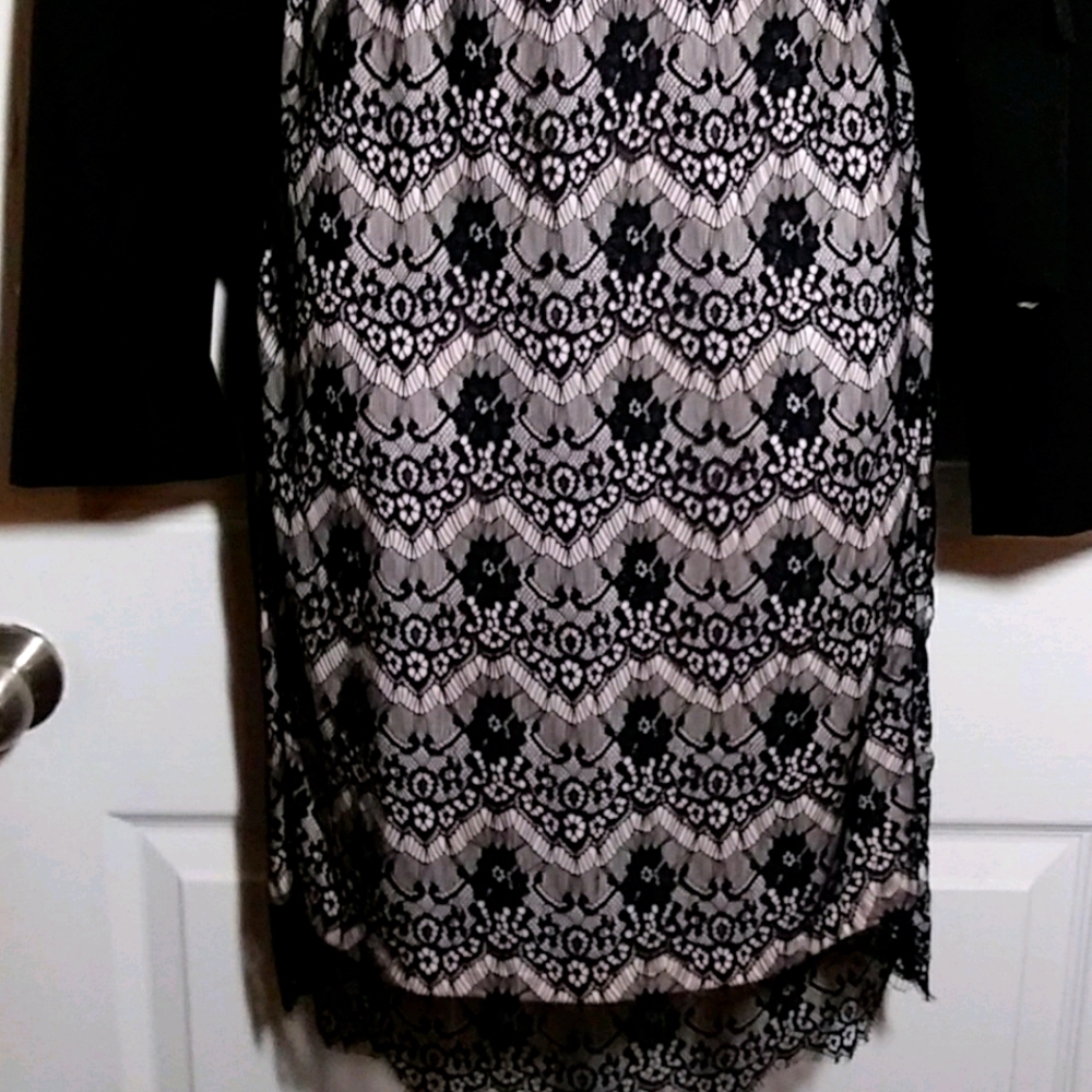 Takara Black Lace Skirt With Lining